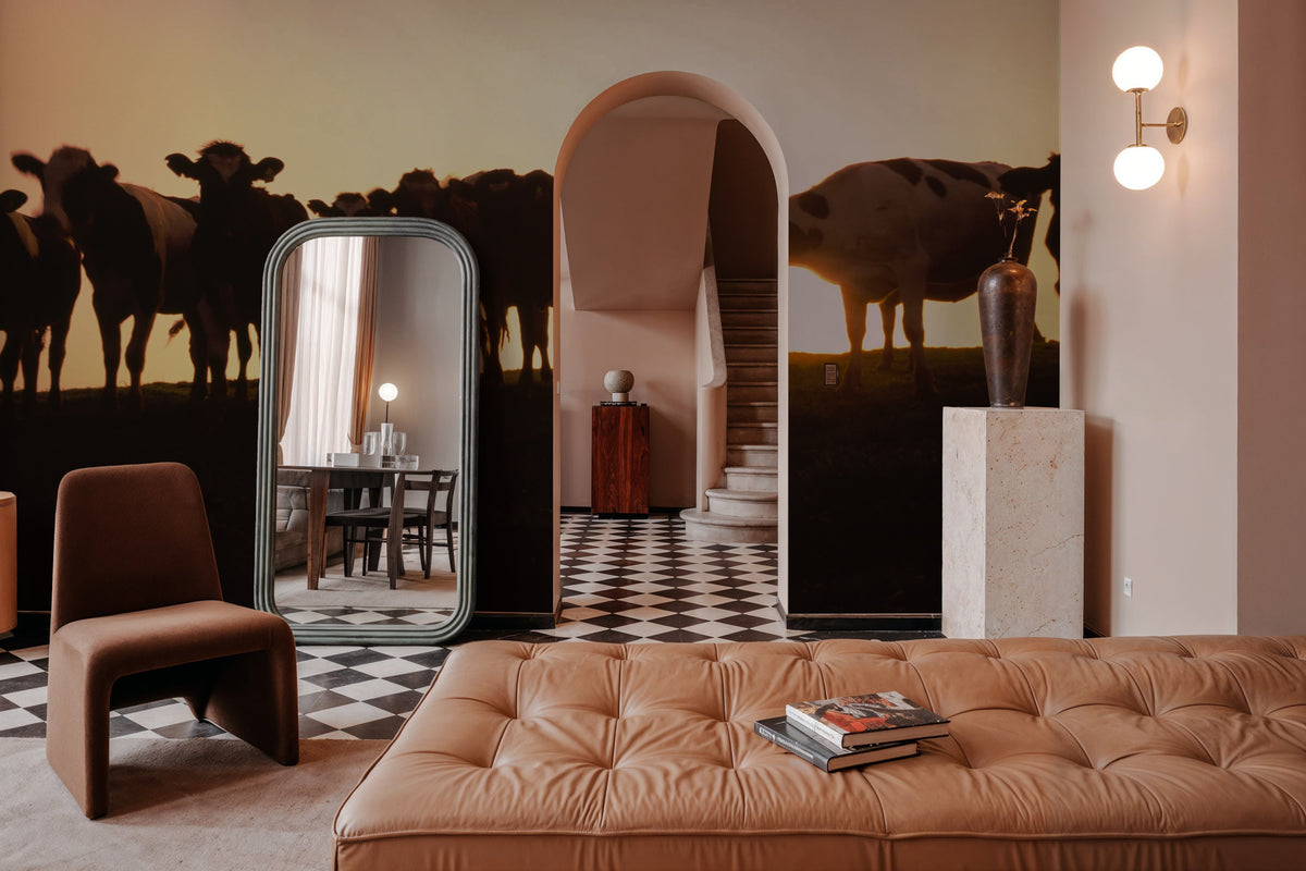 Sunset Pasture Mural Wallpaper - room preview 06
