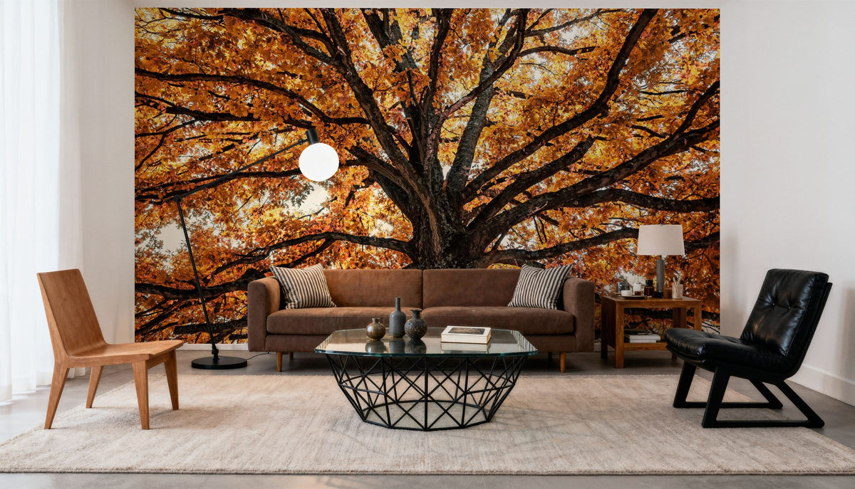 Fall Crown Mural Wallpaper - room preview 06