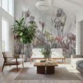 Iris Field Fall Mural Wallpaper - room preview 06