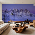 Ramparts Mountain Mural Wallpaper - room preview 06
