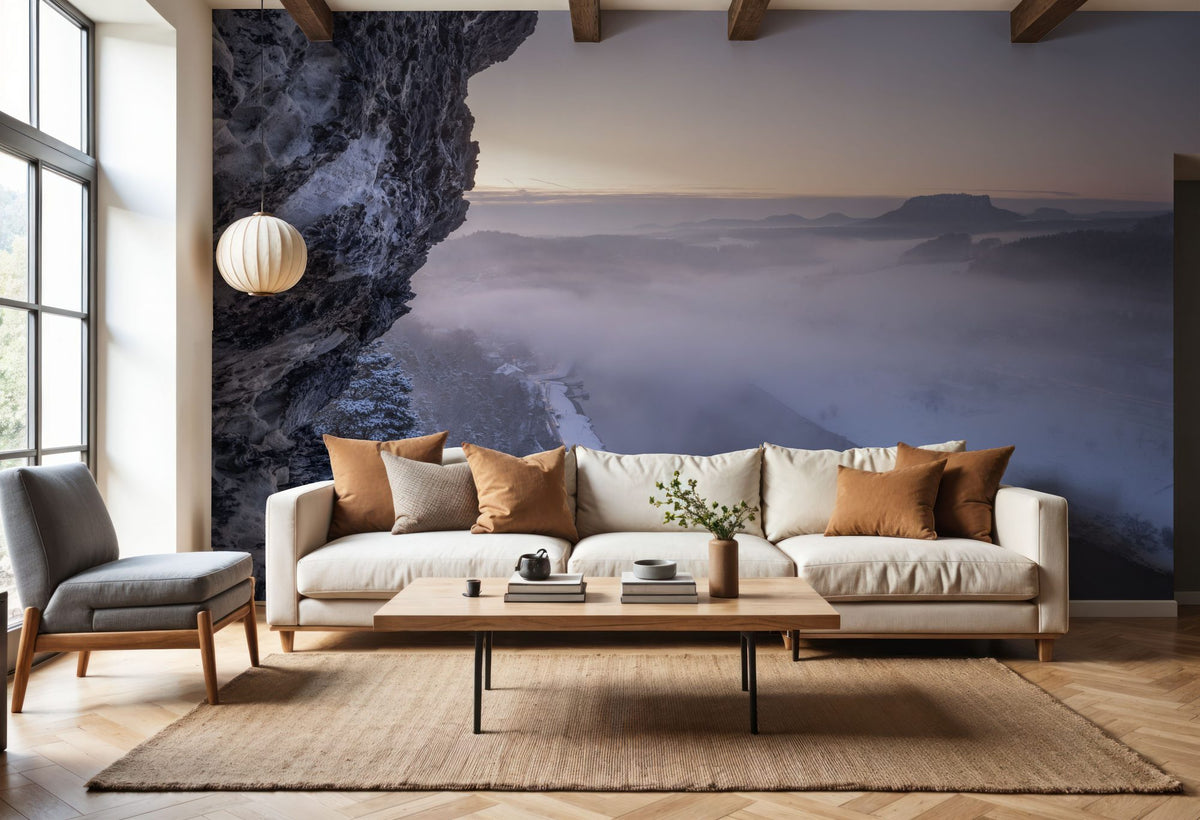 Saxon Winter Mural Wallpaper - room preview 06