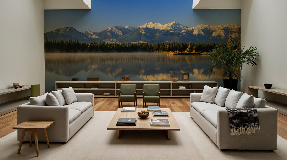 Chief Hector Lake Mural Wallpaper - room preview 06
