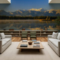 Chief Hector Lake Mural Wallpaper - room preview 06