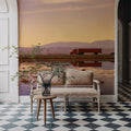 Sunset Trucker's Journey Mural Wallpaper - room preview 06