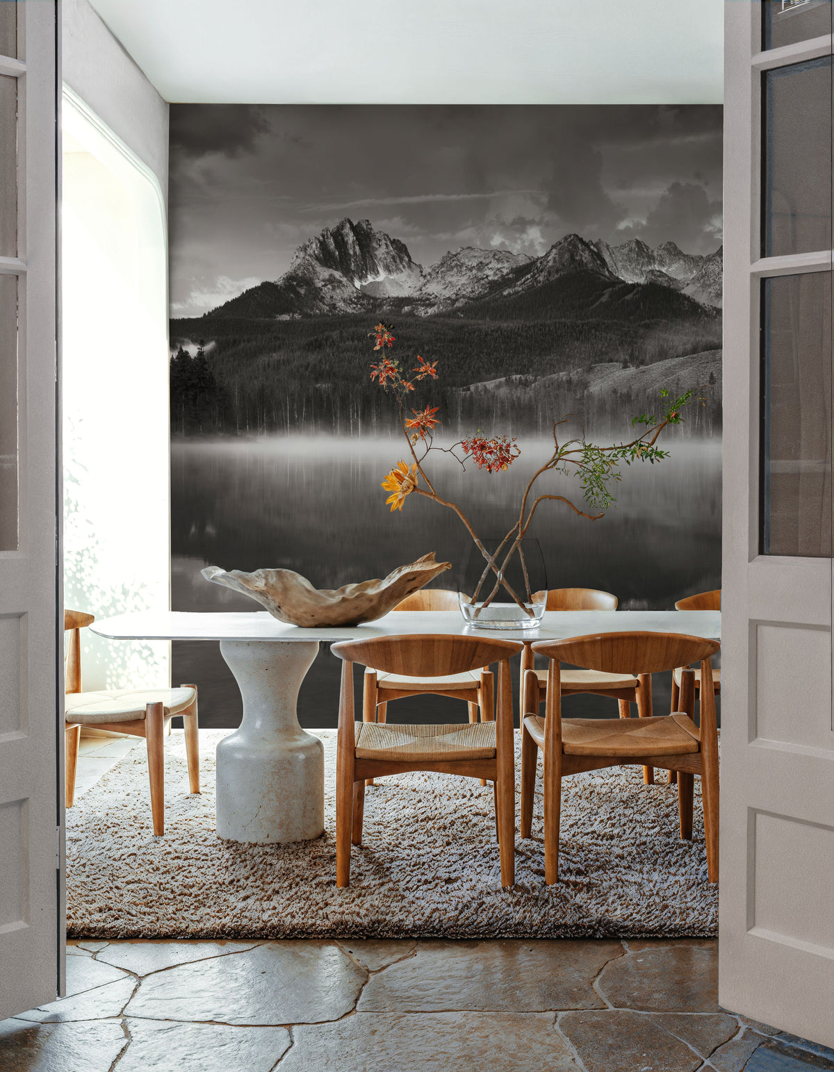 Little Redfish Mist Mural Wallpaper - room preview 06