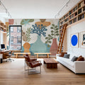 Coastal Flowers Mural Wallpaper - room preview 06