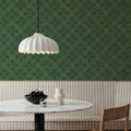 Harvest Slice Green Mural Wallpaper - room preview 06