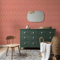 Coastal Signals Red Mural Wallpaper - room preview 06