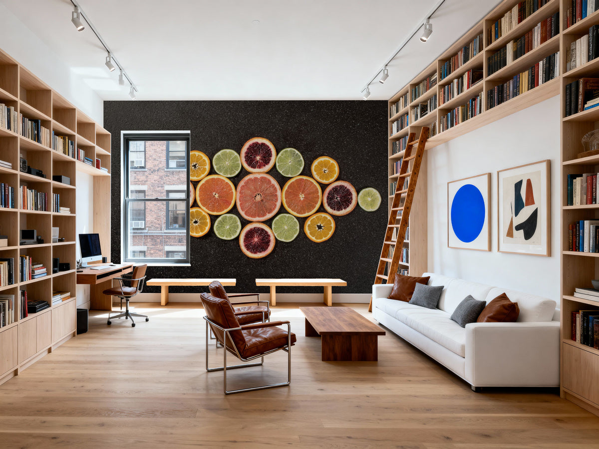 Citrus Drama III Mural Wallpaper - room preview 06