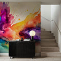 Rainbow Explosion Mural Wallpaper - room preview 06