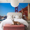 San Francisco Golden Gate Bridge Mural Wallpaper - room preview 06