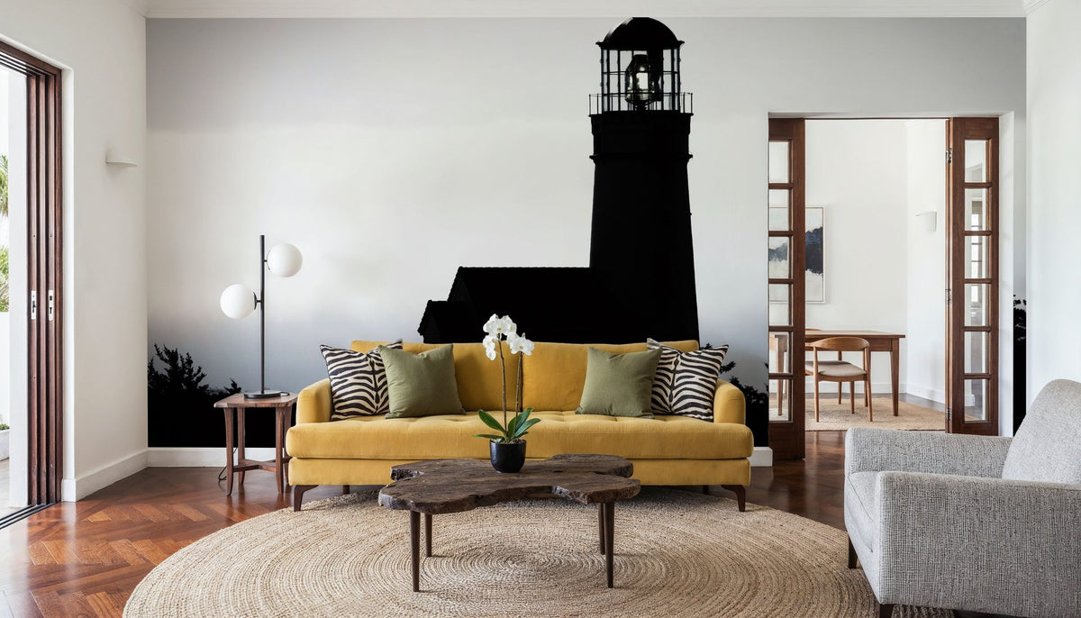 Lighthouse Forest Mural Wallpaper - room preview 06