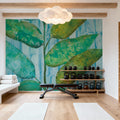 Lively Leaves Mural Wallpaper - room preview 06