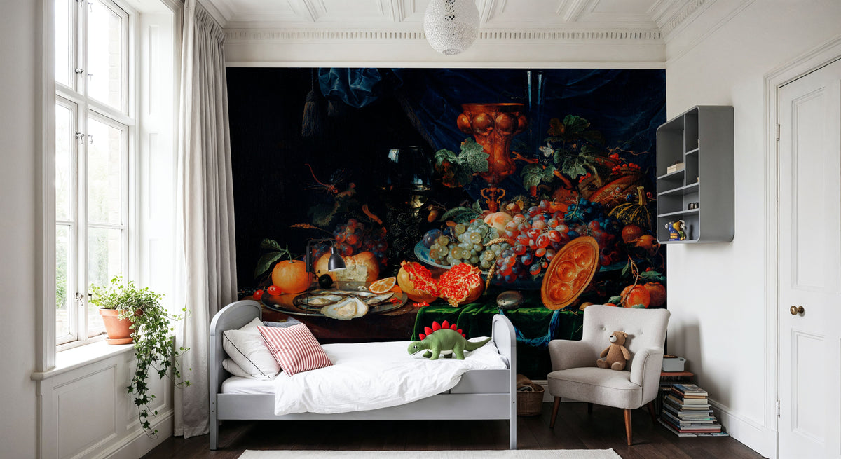 Fruits and Oysters Mural Wallpaper - room preview 06
