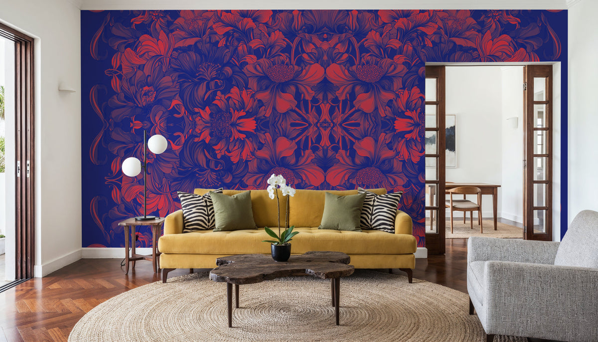 Scandi Flower Ceiling II Mural Wallpaper - room preview 06