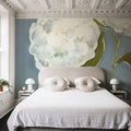 Dusty Blue Hydrangea I Mural Wallpaper - room preview 06