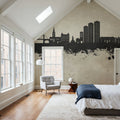 Grenoble Skyline Concrete Mural Wallpaper - room preview 06