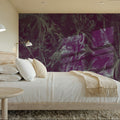 Orchids Sketch Mural Wallpaper - Colorful Tone - room preview 06
