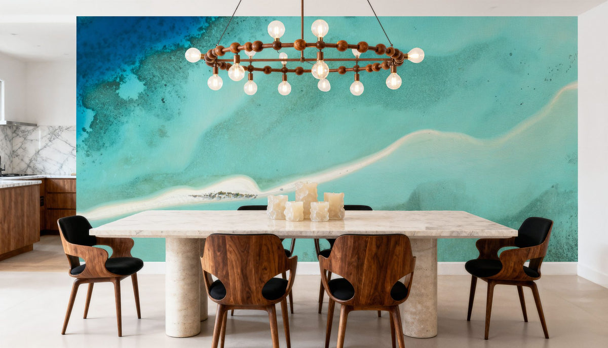 Beach Strip Mural Wallpaper - room preview 06