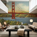 Greetings From Golden Gate Mural Wallpaper - room preview 06