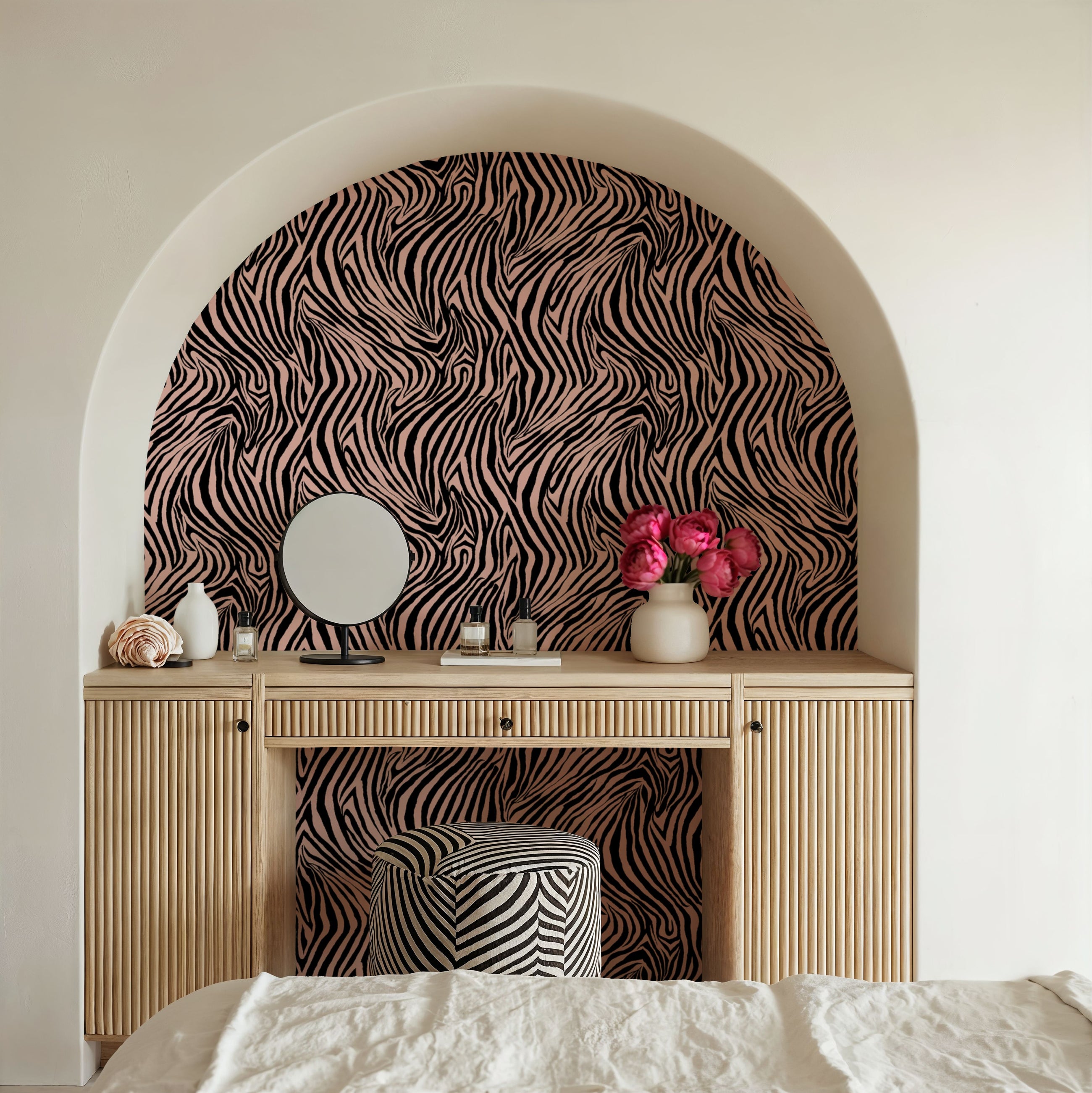 A Stripe of Zebra Mural Wallpaper
