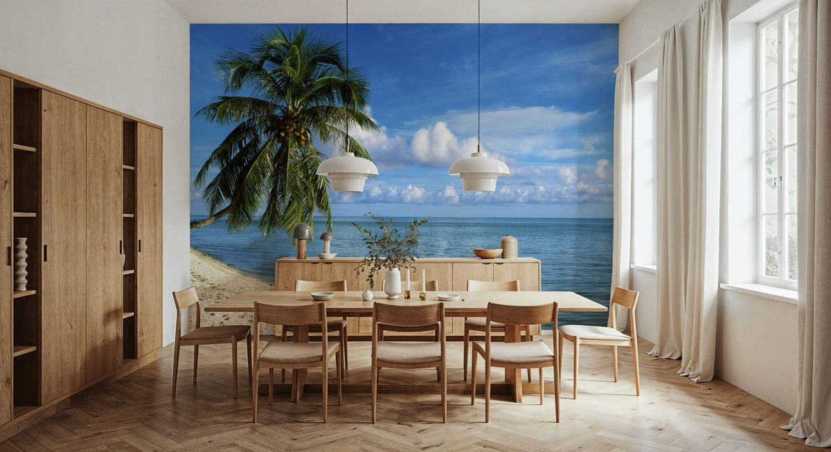 Coconut Shore Mural Wallpaper - room preview 06