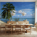Coconut Shore Mural Wallpaper - room preview 06
