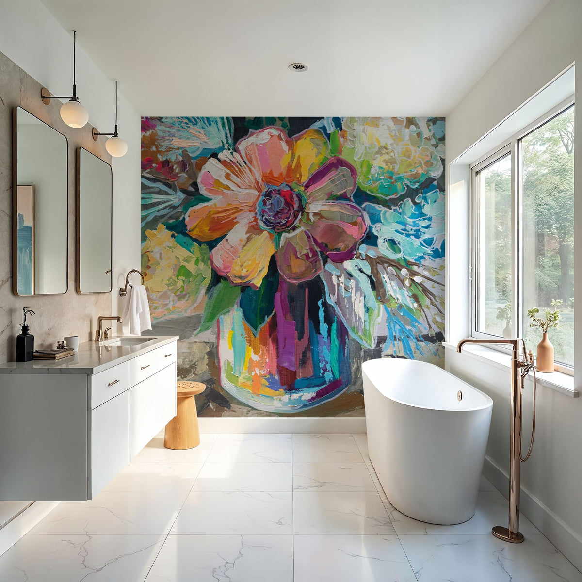 Fall For Me Mural Wallpaper - room preview 06