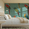 Parrot Paradise III Mural Wallpaper - room preview 06
