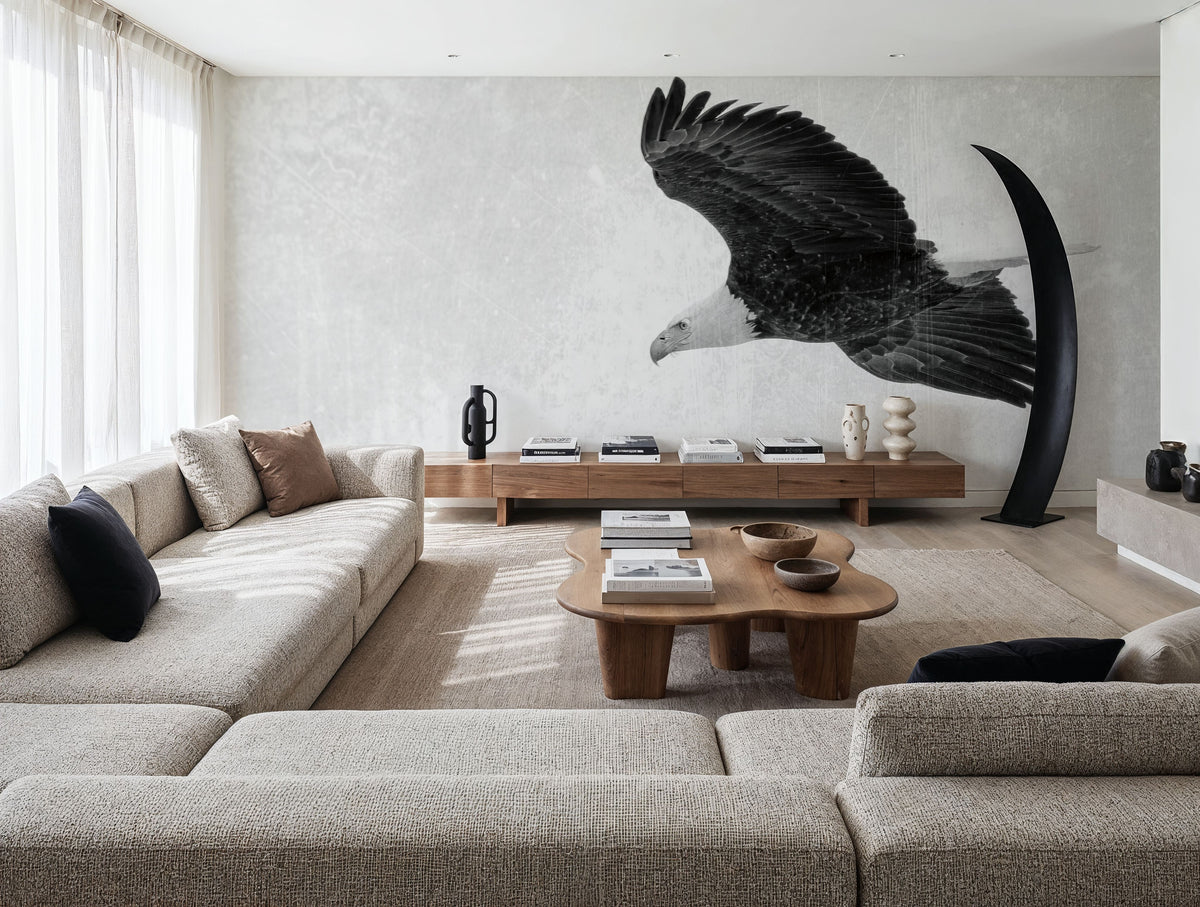 Eagle Eye Mural Wallpaper - room preview 06