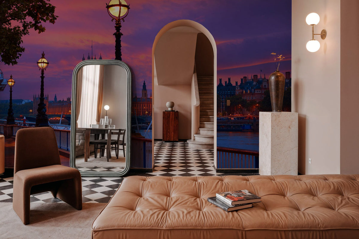 London Twilight Majesty Mural Wallpaper - room preview 06