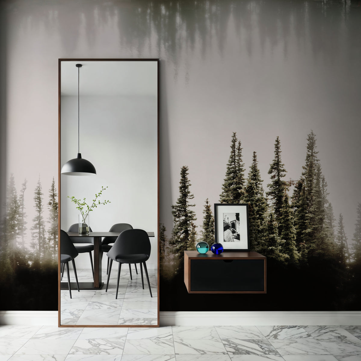 Waterwood Mural Wallpaper - room preview 06