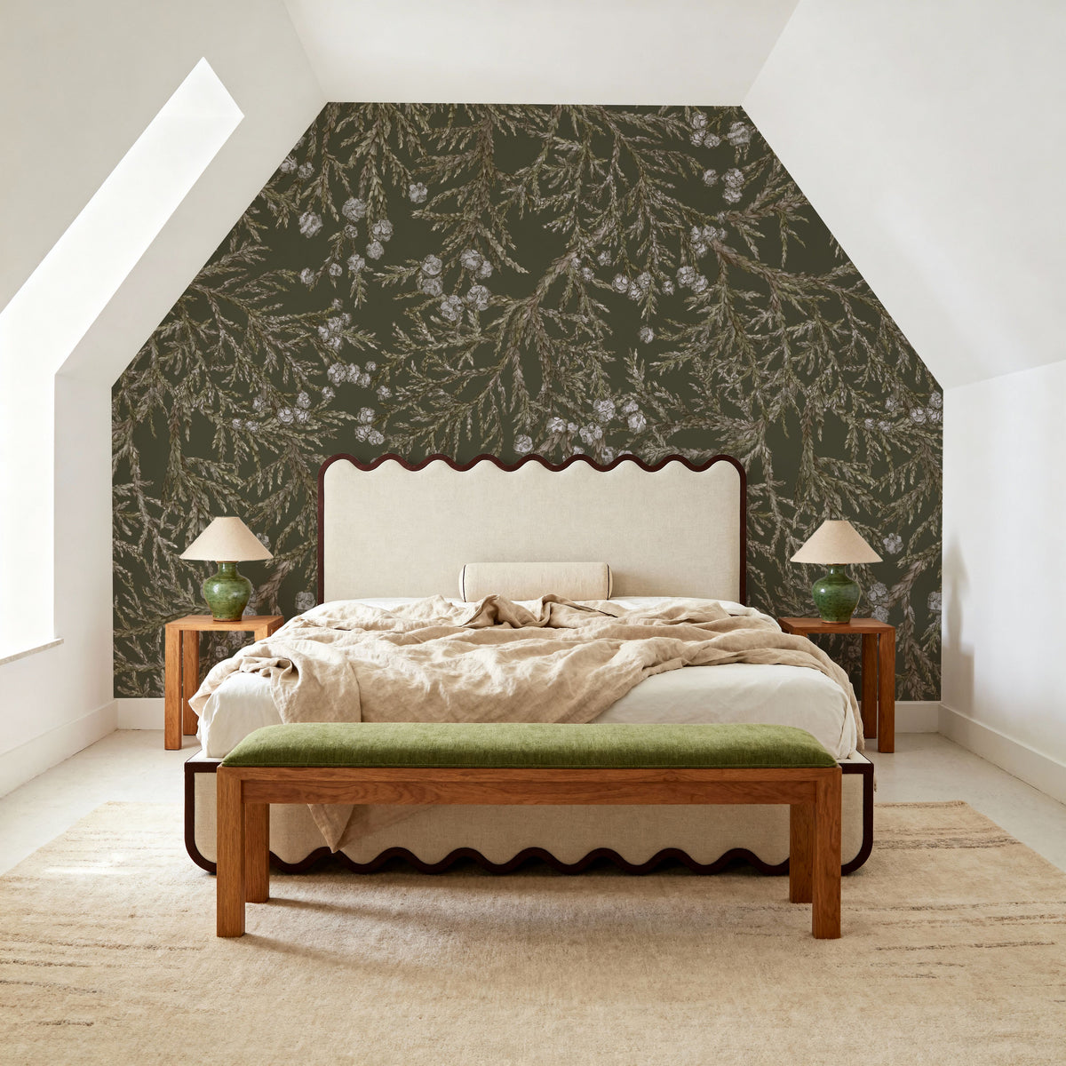 Whisper Bloom Mural Wallpaper - room preview 06