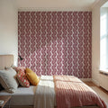 Verdant Plume, Chalky Rose Mural Wallpaper - room preview 06
