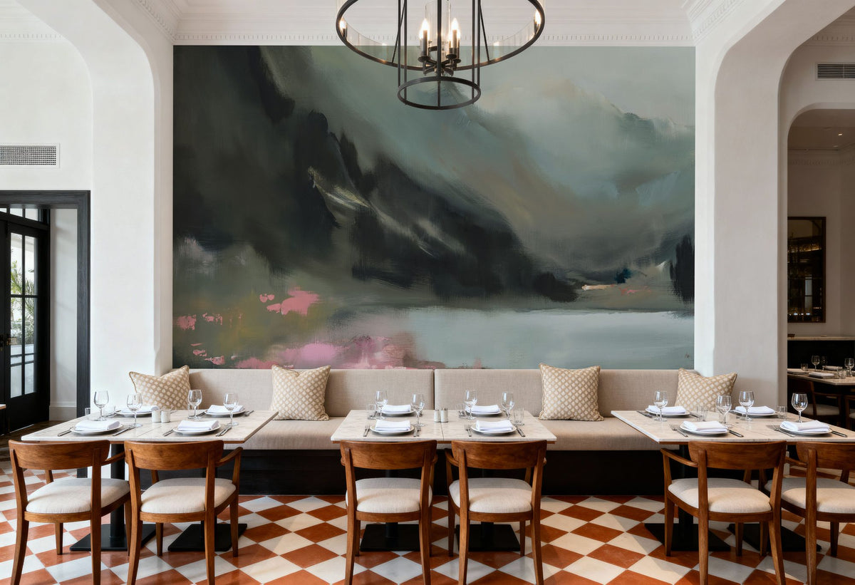 The Summits Promise Mural Wallpaper - room preview 06