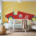 Race Car 6 Mural Wallpaper - room preview 06