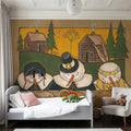 Seasonal Snowman XI Mural Wallpaper - room preview 06