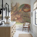 Autumn Pheasant Mural Wallpaper - room preview 06