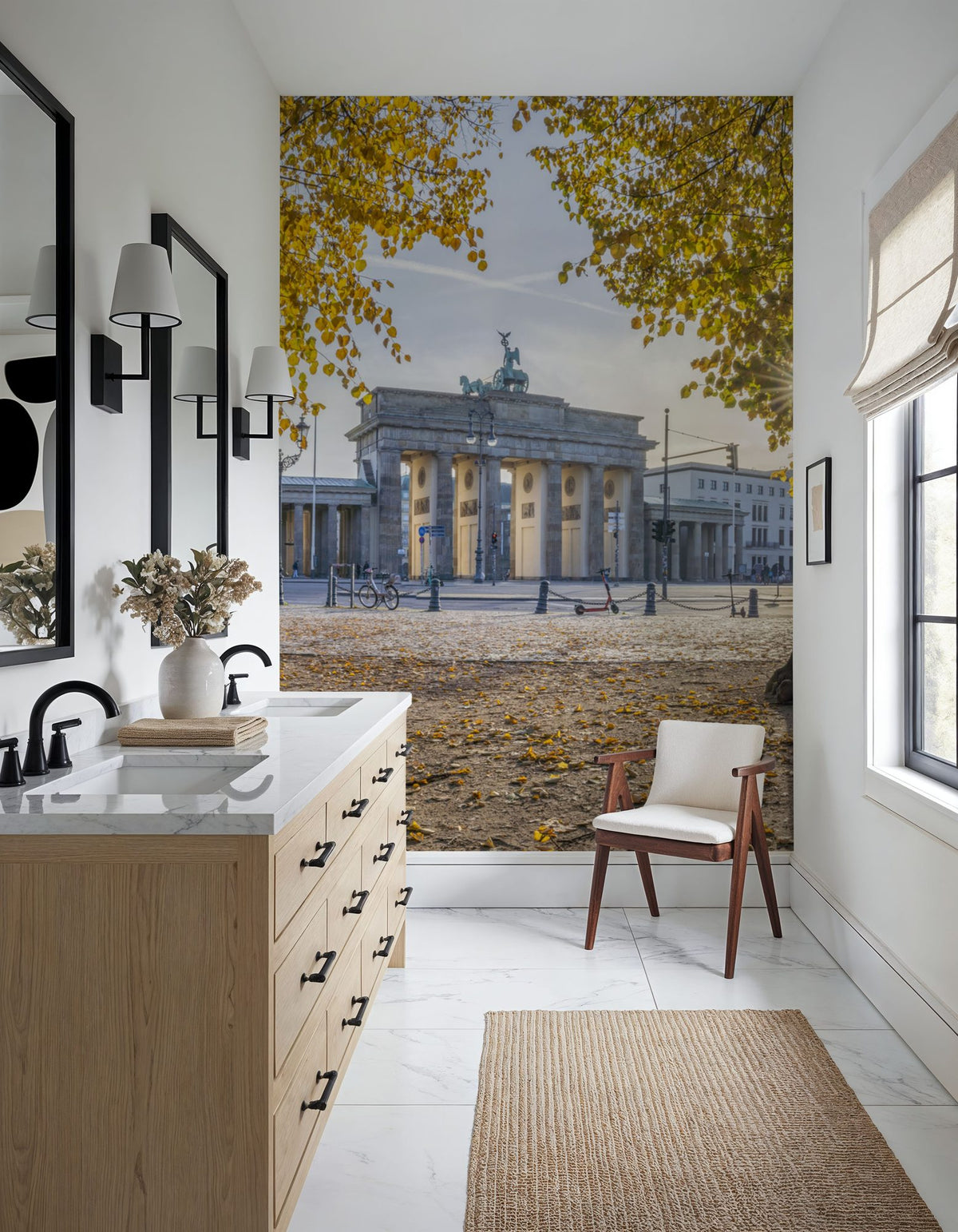 Brandenburg in Fall Mural Wallpaper - room preview 06