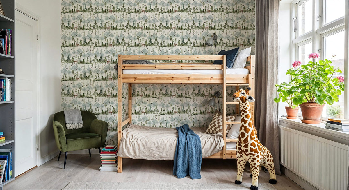 Mountain Scenery Mural Wallpaper - room preview 06