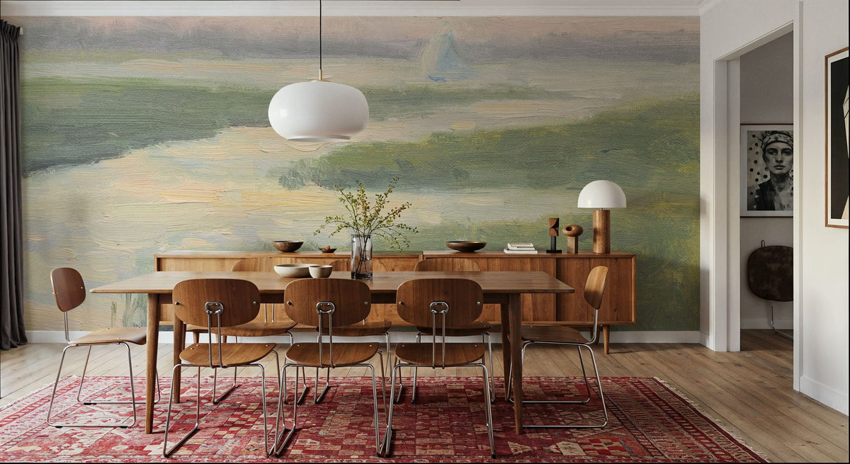 Sunset Sail Mural Wallpaper - room preview 06