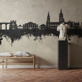 Truro England Skyline Concrete Mural Wallpaper - room preview 06