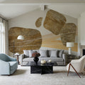 Metallic Texture Tall III Mural Wallpaper - room preview 06