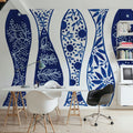 Coastal Chinoiserie VII Mural Wallpaper - room preview 06