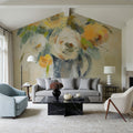 Flowers in a Jug Mural Wallpaper - room preview 06