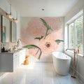 Dimensional Poppy II Mural Wallpaper - room preview 06