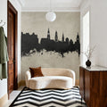 Heidelberg Germany Skyline Concrete Mural Wallpaper - room preview 06