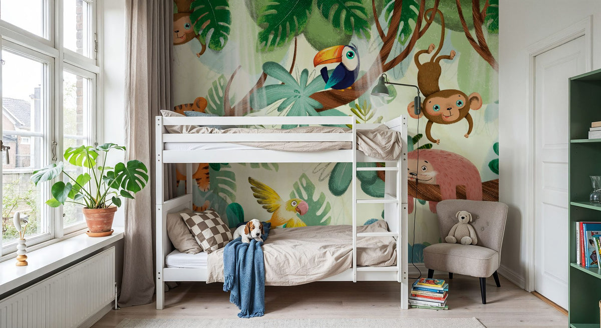 Treetop Chill Mural Wallpaper - room preview 06