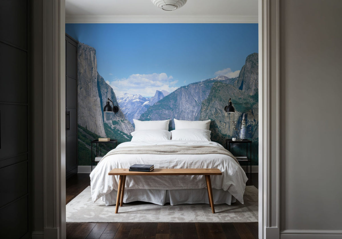 Yosemite Valley Mural Wallpaper - room preview 06