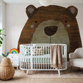 Hey There Honey Bear Mural Wallpaper - room preview 06
